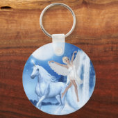 Sky Faerie Asparas en Unicorn Sleutelhanger (Voorkant)