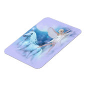 Sky Faerie Asparas en Unicorn Vignette Magneet (Linkerzijde)