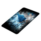Sky Faerie Asparas en Unicorn Vignette Magneet (Linkerzijde)