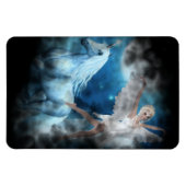 Sky Faerie Asparas en Unicorn Vignette Magneet (Horizontaal)