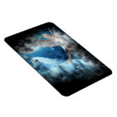 Sky Faerie Asparas en Unicorn Vignette Magneet (Rechterzijde)