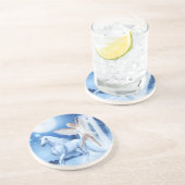 Sky Faerie Asparas en Unicorn Zandsteen Onderzetter (Zijkant)