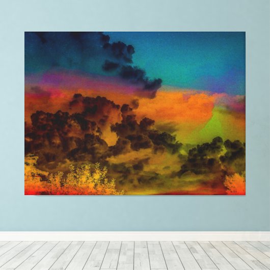 Sky Fantasy Canvas Afdruk (Insitu (Houten vloer))