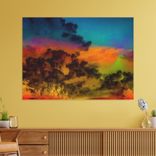 Sky Fantasy Canvas Afdruk (Insitu (Woonkamer))