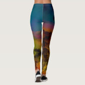Sky Fantasy-Leggings Leggings (Achterkant)