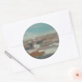 Sky Field II Ronde Sticker (Envelop)