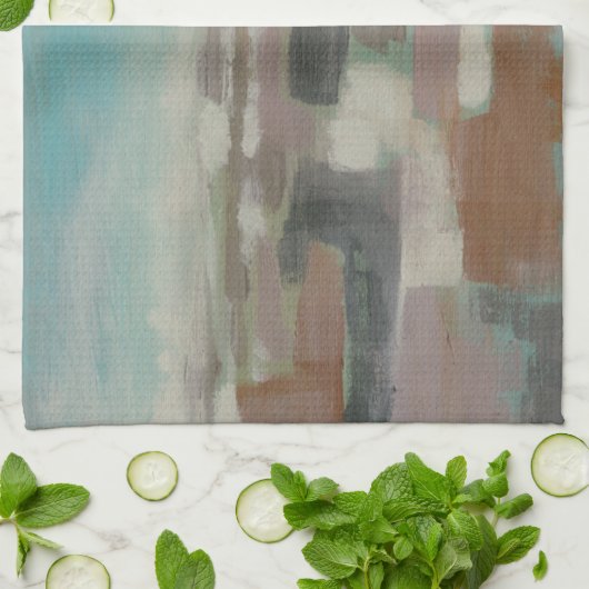 Sky Field II Theedoek (Gevouwen)