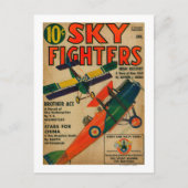 Sky Fighters Magazine Hoesje Briefkaart (Voorkant)