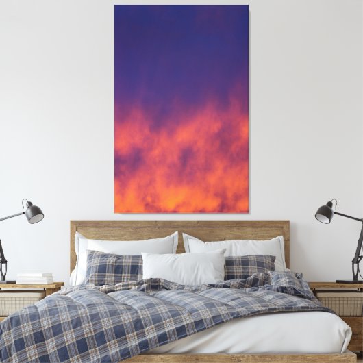 Sky Fire Canvas Afdruk (Insitu (Slaapkamer))