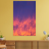 Sky Fire Canvas Afdruk (Insitu (Woonkamer))