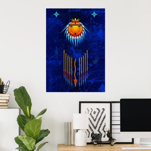 Sky Fire Poster (Thuiskantoor)
