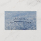 Sky Flight Travel Agent Visitekaartje (Achterkant)