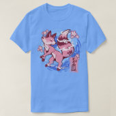 Sky Flower Fox T-shirt (Design voorkant)
