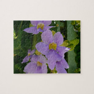 Sky Flower Vine Tropical Paars Floral Legpuzzel