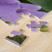 Sky Flower Vine Tropical Paars Floral Legpuzzel (Zijkant)
