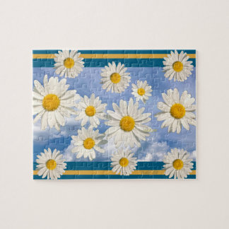 Sky full of daisies puzzle. legpuzzel