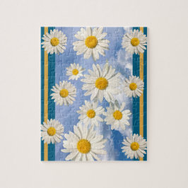 Sky full of daisies puzzle. legpuzzel