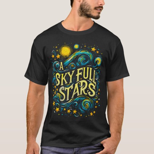 sky full of stars tshirt (Voorkant)