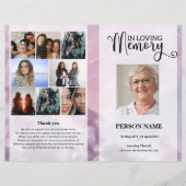 Sky Funeral Program template (Voorkant)