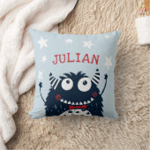 Sky | Gepersonaliseerd monster Kussen (Deken)