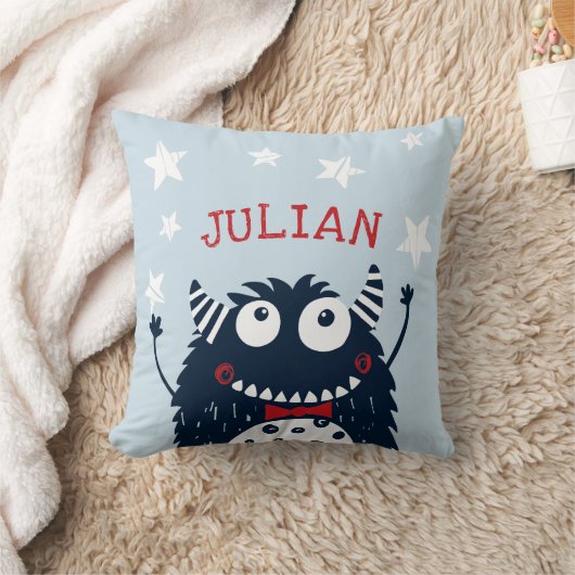 Sky | Gepersonaliseerd monster Kussen (Deken)