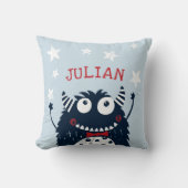 Sky | Gepersonaliseerd monster Kussen (Voorkant)