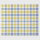 Sky Gingham - Wrapping Paper Cadeaupapier (Vlak)