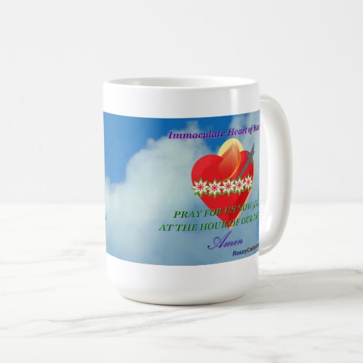 Sky Green Scapular Cup Koffiemok (Voorkant rechts)