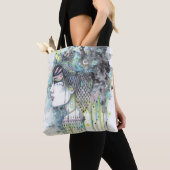 Sky Gypsy Fantasy Boho Style Artwork Tote Bag (Dichtbij)
