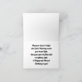 Sky Happy Birthday Wenskaart Kaart (Binnen)