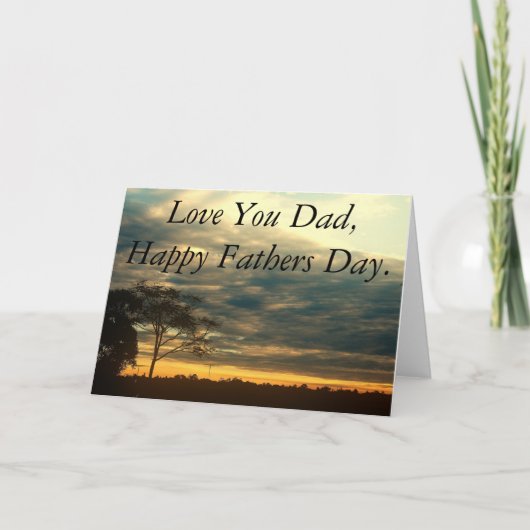 Sky happy Fathers Day Kaart (Voorkant)