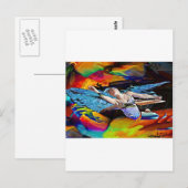 Sky Hawk Warrior Goddess.jpg Briefkaart (Voorkant / Achterkant)