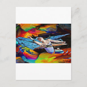 Sky Hawk Warrior Goddess.jpg Briefkaart