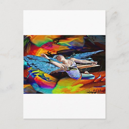 Sky Hawk Warrior Goddess.jpg Briefkaart (Voorkant)