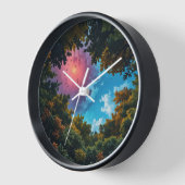Sky herfst Wall Clock (Hoek)