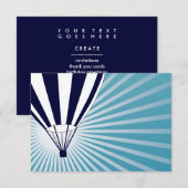 sky high balloing kaart (Voorkant / Achterkant)