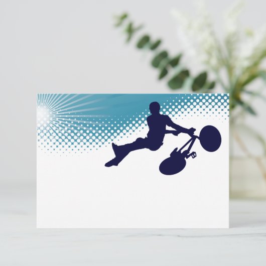 sky high biker kaart (Staand voorkant)