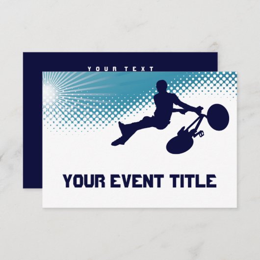 sky high bmx kaart (Voorkant / Achterkant)