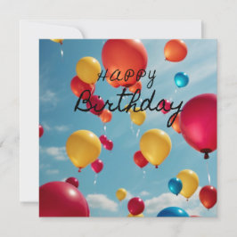 Sky High Celebrations: Een uitbarsting van verjaar Kaart