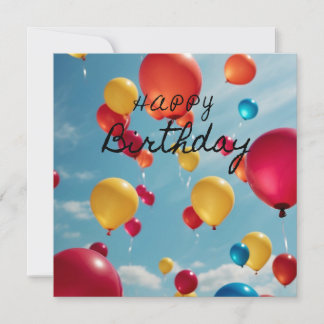 Sky High Celebrations: Een uitbarsting van verjaar Kaart