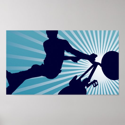 sky high cycle poster (Voorkant)