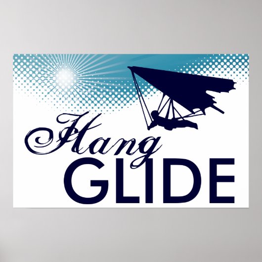 sky high hang glide poster (Voorkant)