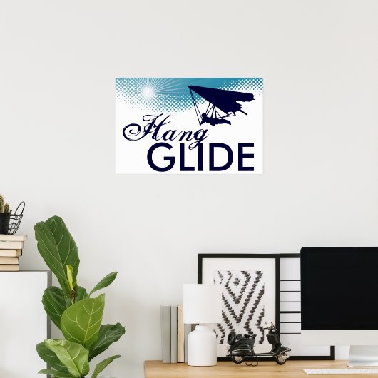 sky high hang glide poster (Thuiskantoor)