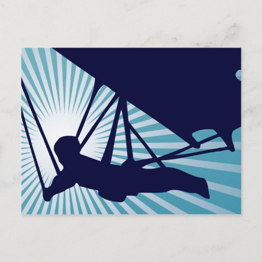 sky high hang gliding briefkaart (Voorkant)