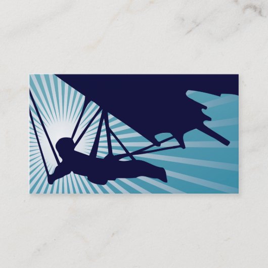 sky high hang gliding visitekaartje (Voorkant)