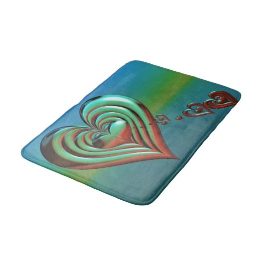 Sky High Hearts Badmat (Gekanteld)