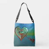 Sky High Hearts Crossbody Tas (Achterkant)