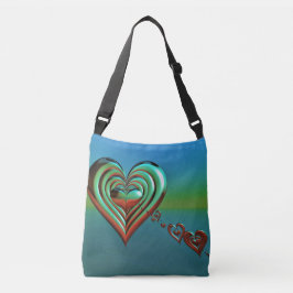 Sky High Hearts Crossbody Tas