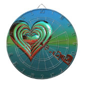 Sky High Hearts Dartbord (Voorkant)