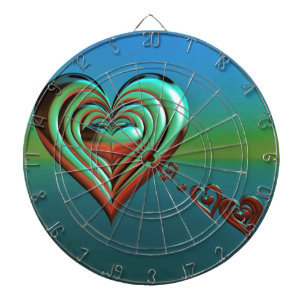 Sky High Hearts Dartbord